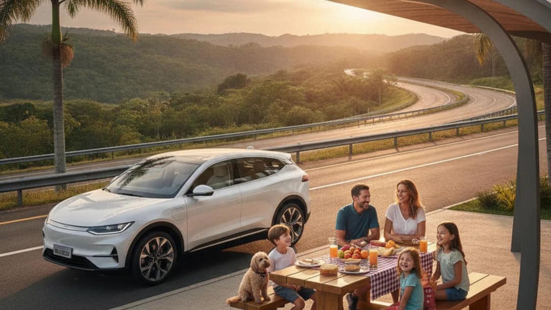 Viagem em Família com Carro Elétrico: Guia Completo