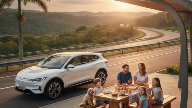 Viagem em Família com Carro Elétrico: Guia Completo
