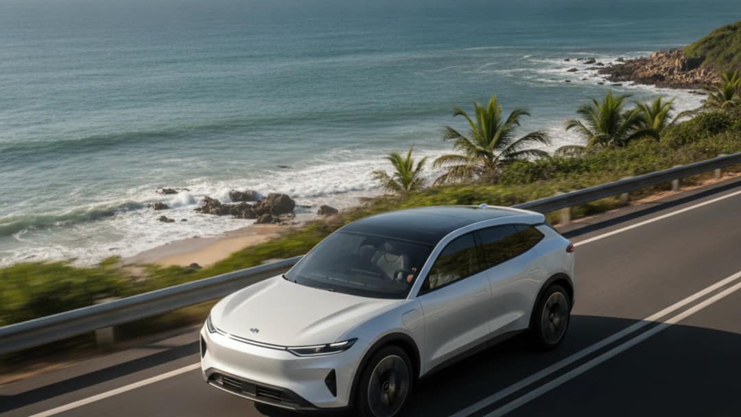 Viagem de Carro Elétrico: De Conquista à Costa das Baleias