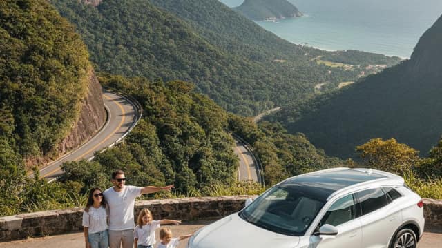 Viagem de Carro Elétrico em Família: Guia sem Estresse